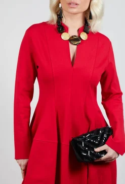 Mei Meij Dresses^Tulip Hem Dress in Marlboro