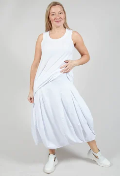 Rundholz Black Label Skirts^Tulip Hem Jersey Skirt in White