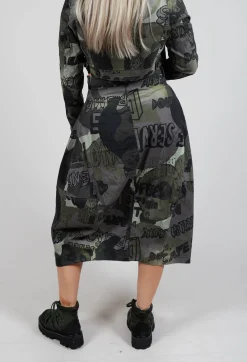 Rundholz Black Label Skirts^Tulip Hem Skirt in Multicolour