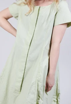 Rundholz Black Label Dresses^Tulip Hem Utility Dress in Sun Check