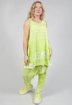 Rundholz Black Label Tops^Tulip Hem Vest Top in Sun Print