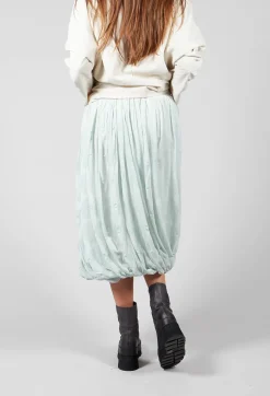 Rundholz Black Label Skirts^Tulip Shape Skirt with Elasticated Waistband in Mint Print