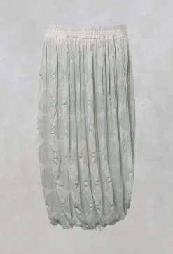 Rundholz Black Label Skirts^Tulip Shape Skirt with Elasticated Waistband in Mint Print