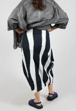 Rundholz Black Label Skirts^Tulip Skirt with Feature Pockets in Black Print