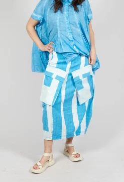 Rundholz Black Label Skirts^Tulip Skirt with Feature Pockets in Malibu Print
