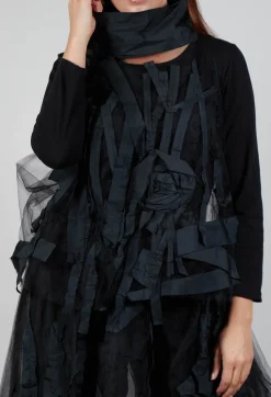 Bread and Butter Tops^Tulle Top in Black