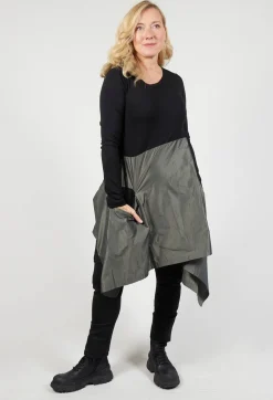 Xenia Design Tops^Tunic Bise In Black Olive Green