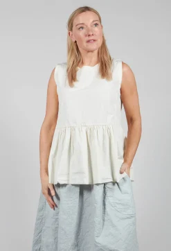 Aequamente Tops^Tunic Blouse in Chalk