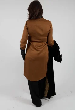 T.ba Shirts & Blouses^Tunic Shirt Dress in Rust