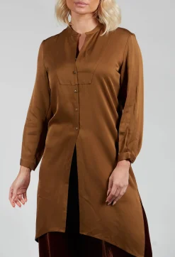 T.ba Shirts & Blouses^Tunic Shirt Dress in Rust