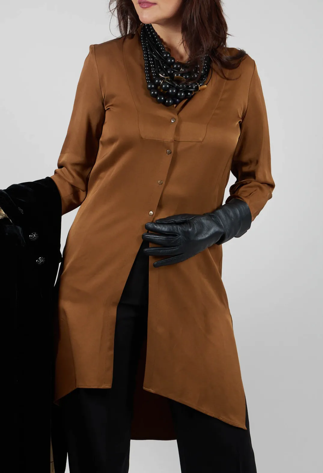 T.ba Shirts & Blouses^Tunic Shirt Dress in Rust