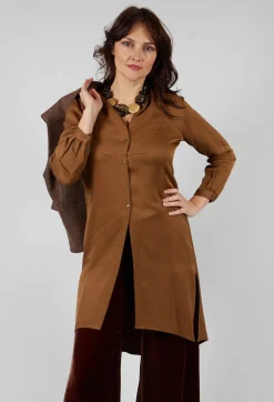 T.ba Shirts & Blouses^Tunic Shirt Dress in Rust