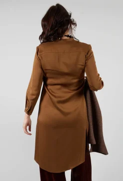 T.ba Shirts & Blouses^Tunic Shirt Dress in Rust