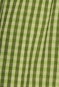 Beatrice B Shorts^Turn Up Shorts in Green Check