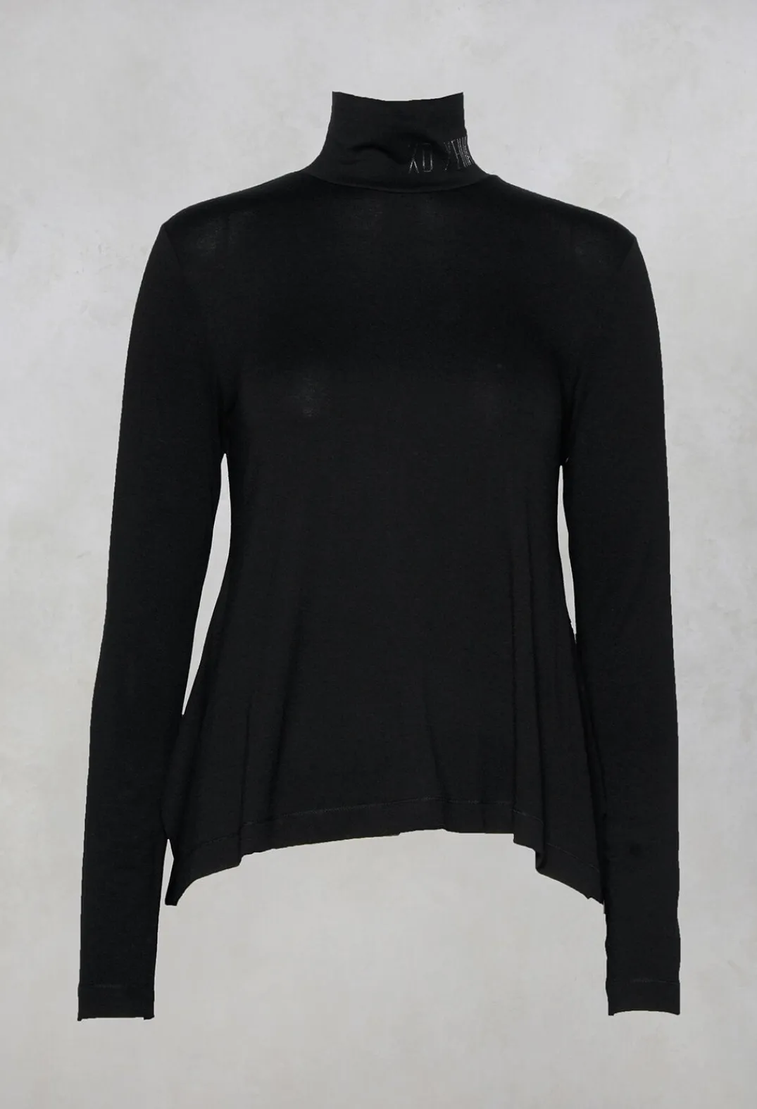 Xenia Design Shirts & Blouses^Turtle Neck Kord Top with Logo in Black