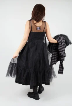 Pluslavie Dresses^Tutu Mesh Dress in Black