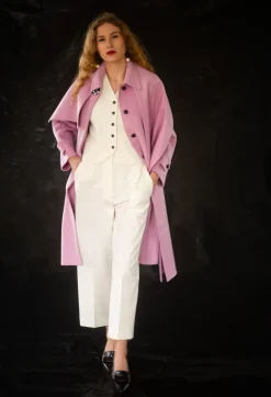 Beatrice B Trousers^Twill Trousers in Cream
