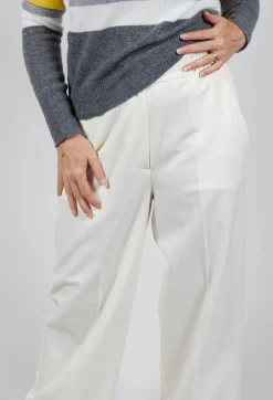 Beatrice B Trousers^Twill Trousers in Cream