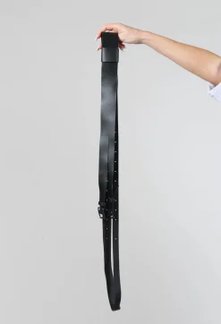 Pal Offner Belts^Twin Belt in Black Firm