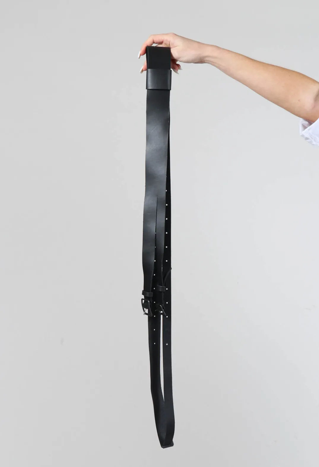 Pal Offner Belts^Twin Belt in Black Firm