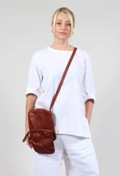 Pal Offner Bags^Twin Pocket Bag in Waxy Cinnamon