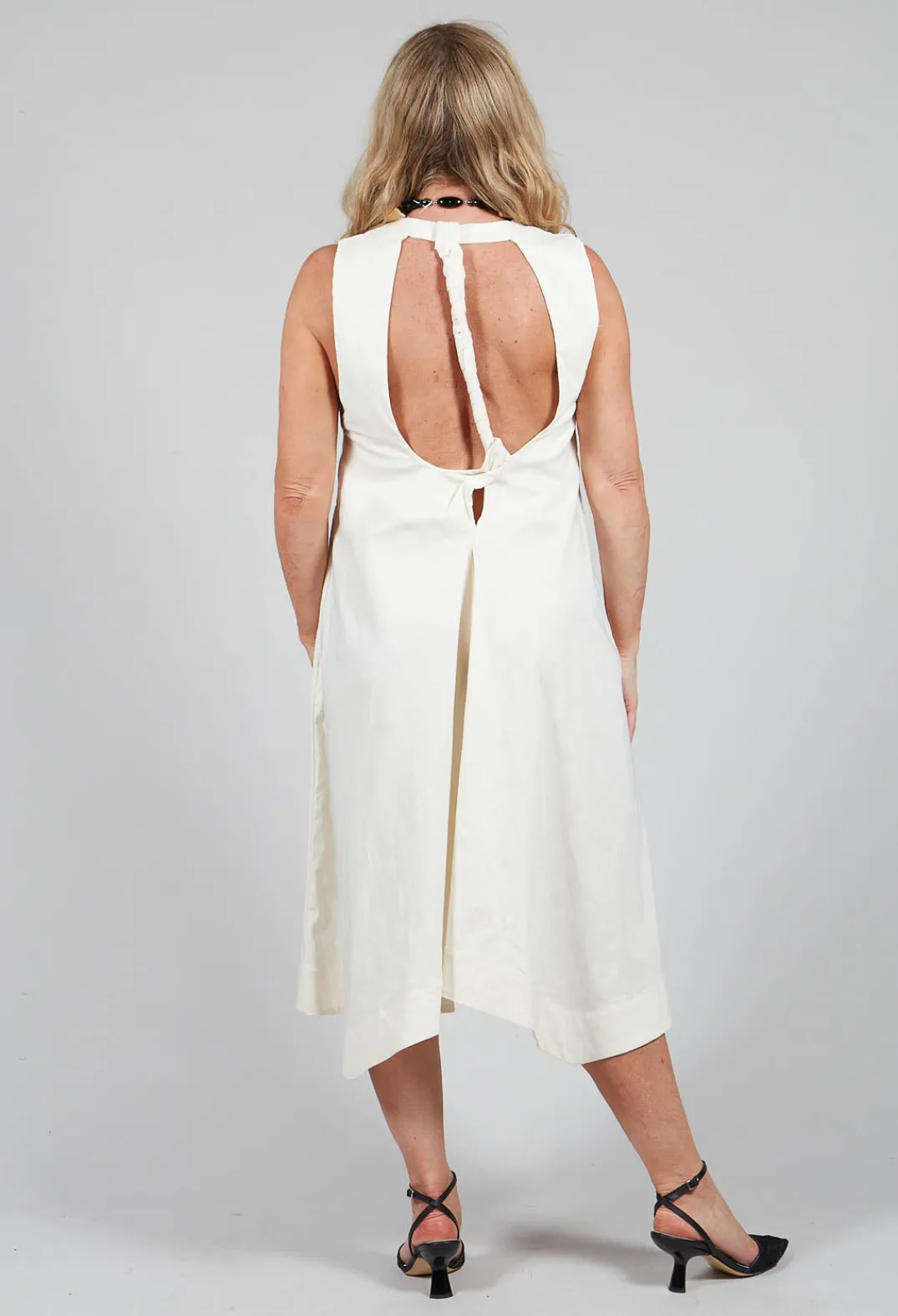 Malloni Dresses^Twist Back Dress in Osso
