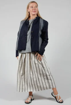 Aequamente Jackets^Two Tone Denim Jacket