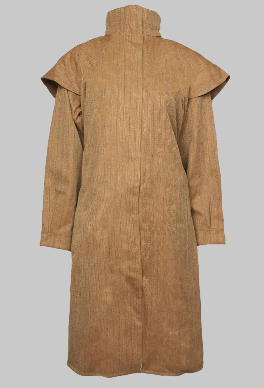 BRGN Coats^Tyfon Coat in Camel Tweed