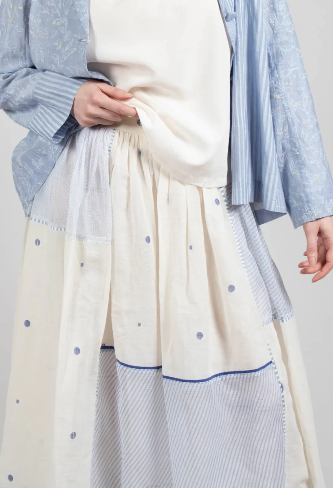 Eka Skirts^Uber Skirt in Ecru