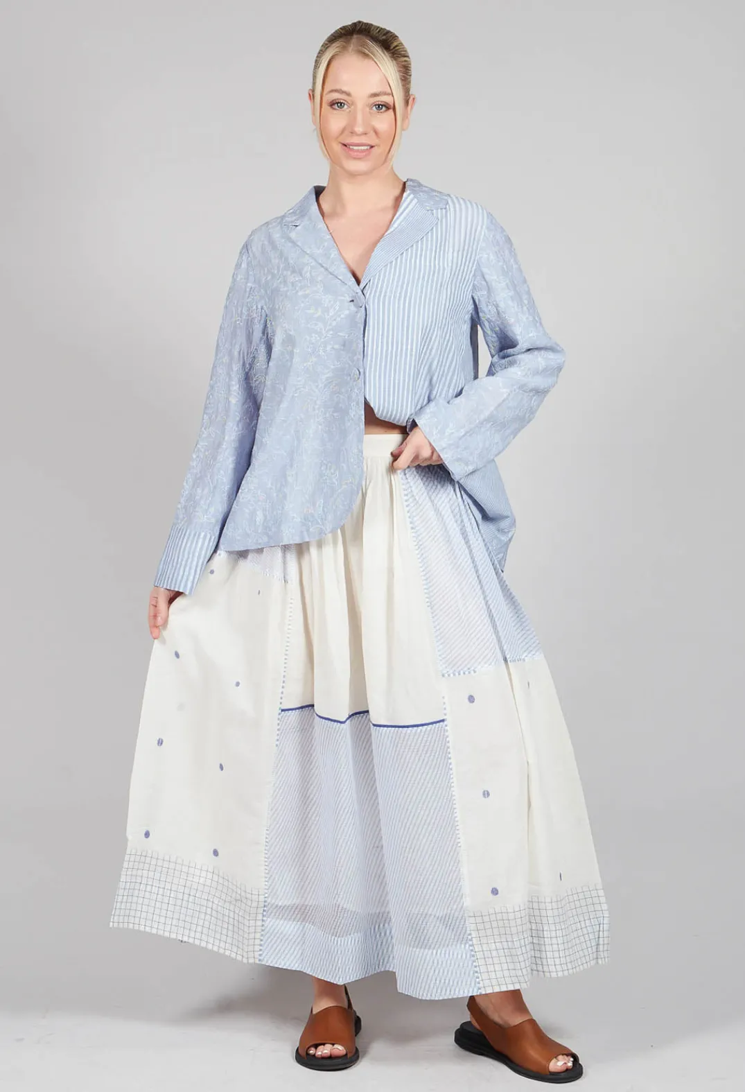 Eka Skirts^Uber Skirt in Ecru