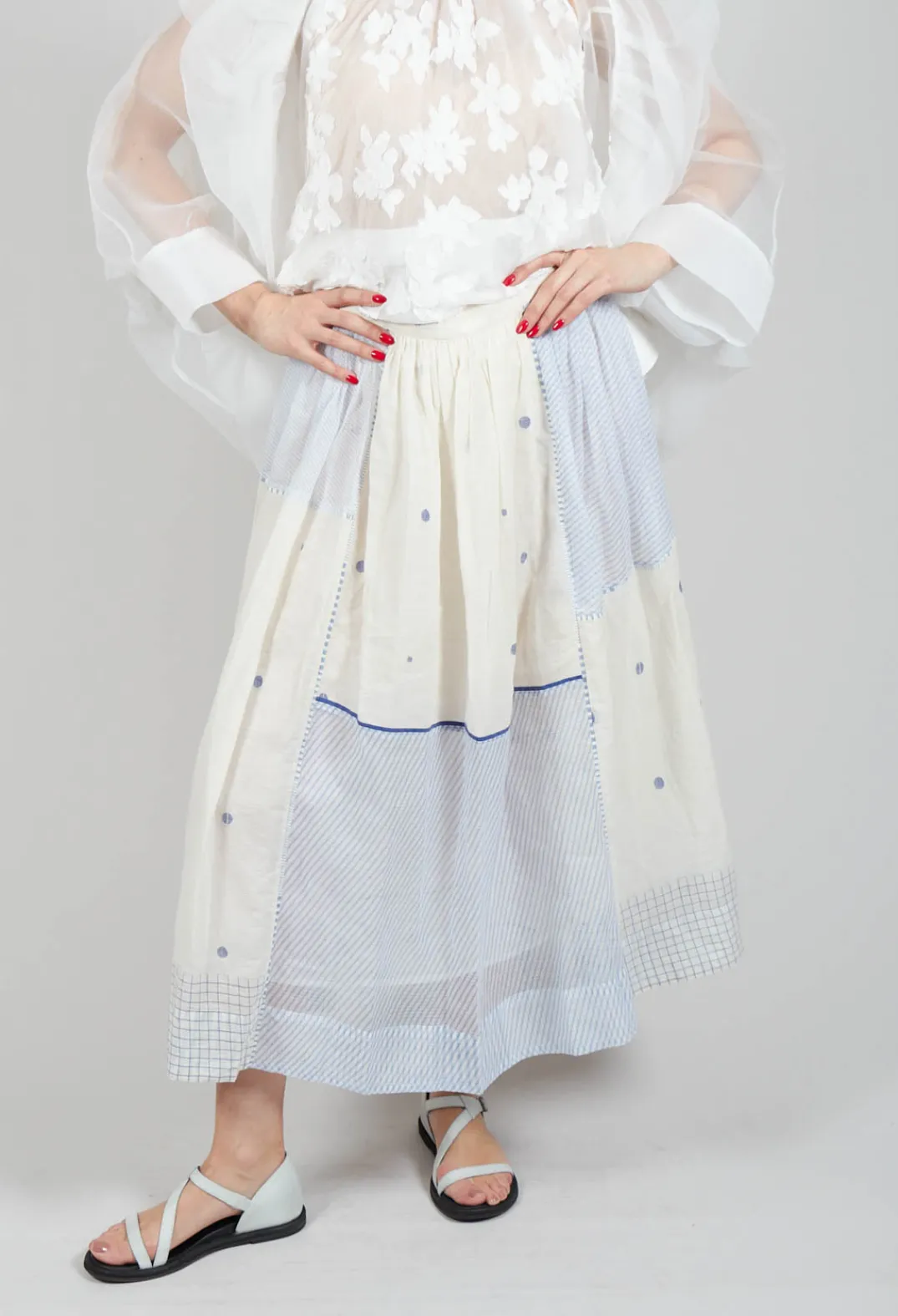 Eka Skirts^Uber Skirt in Ecru