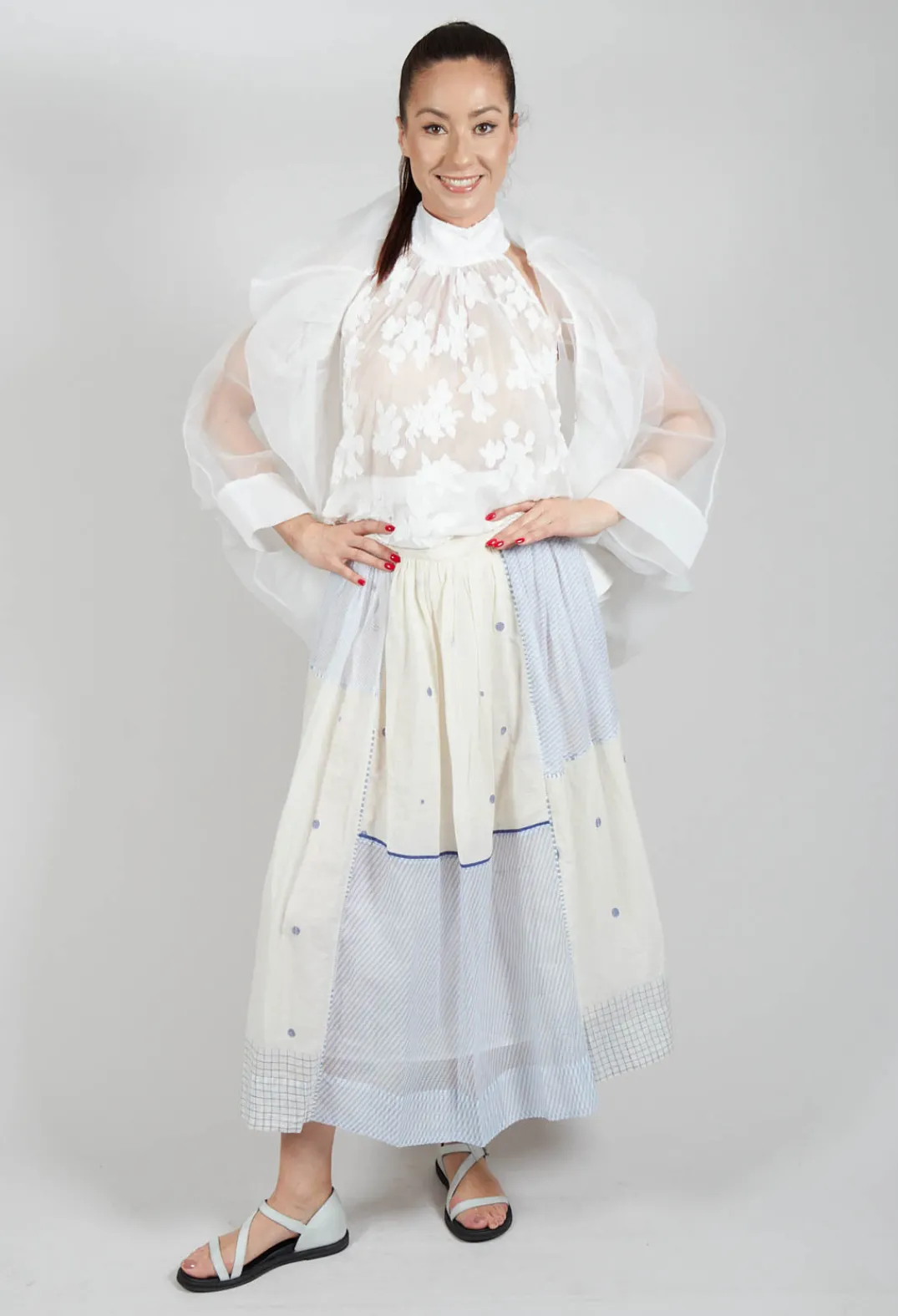 Eka Skirts^Uber Skirt in Ecru