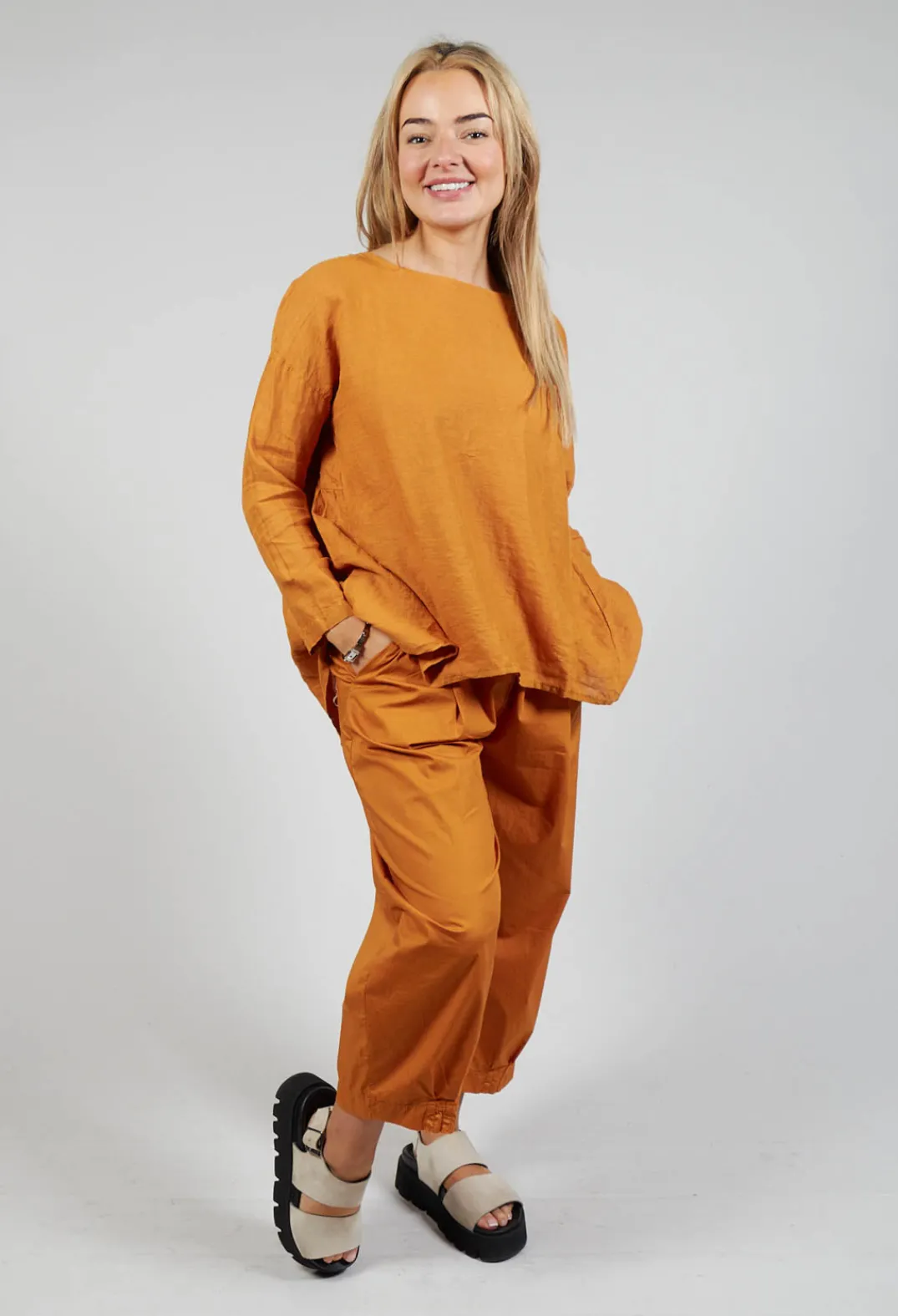 Mama B Shirts & Blouses^Uri Shirt In Ambra