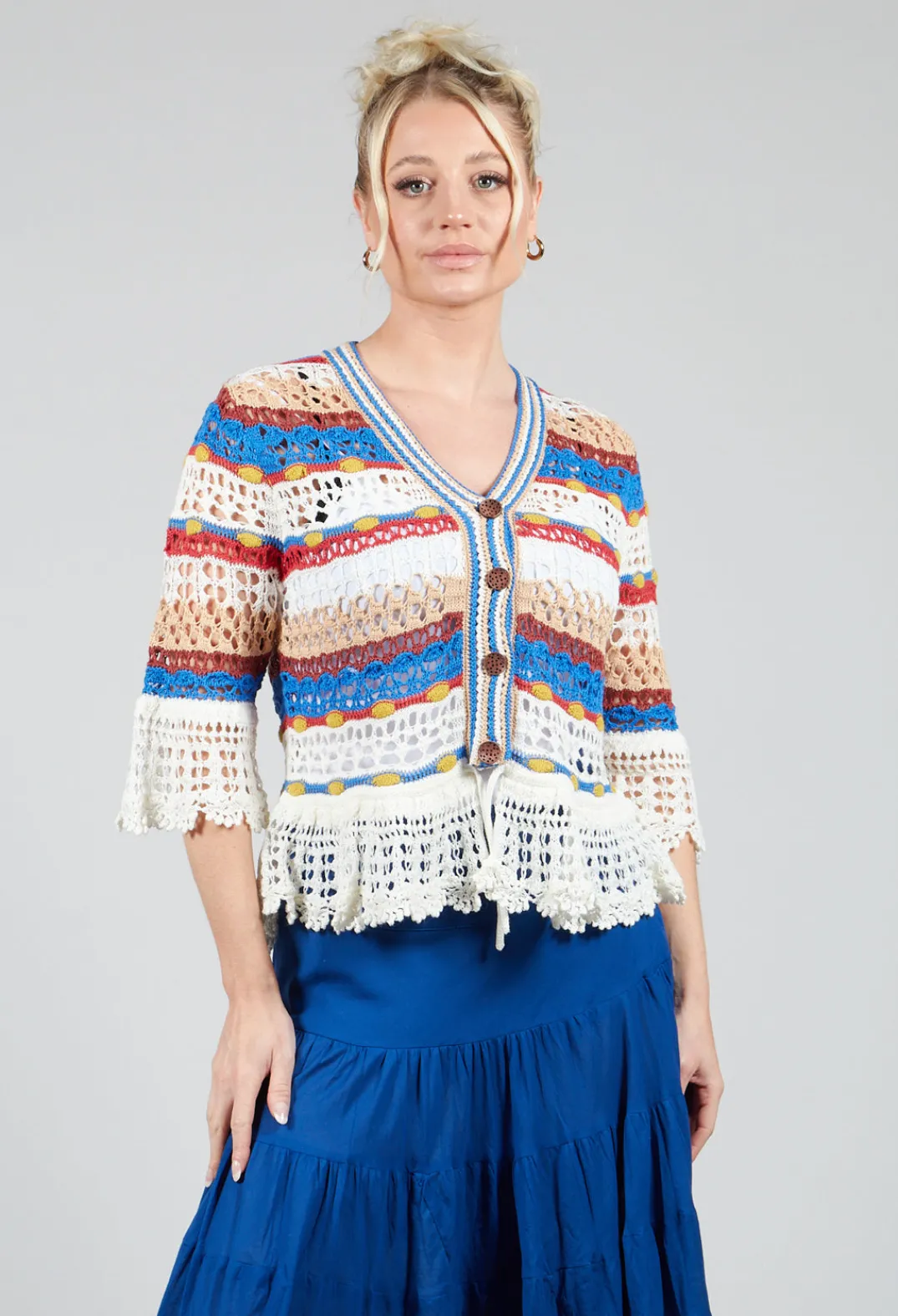 Rene Derhy Cardigans^Uruguay Cardigan in Ecru