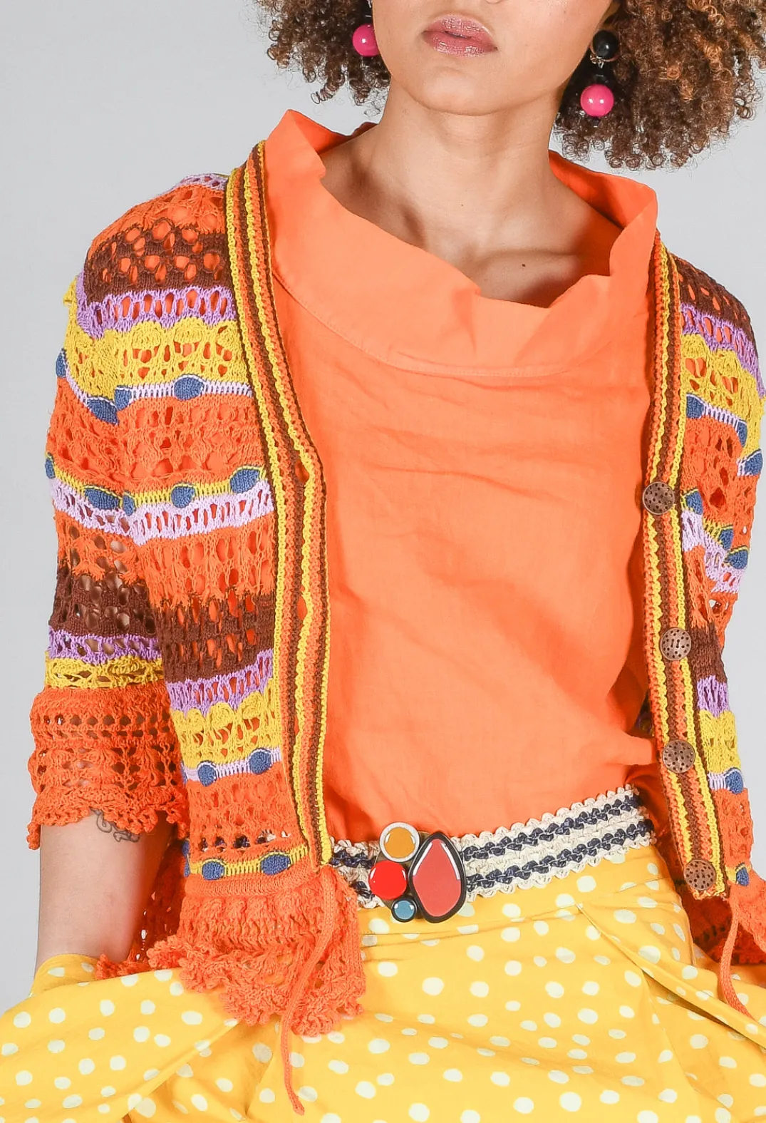 Rene Derhy Cardigans^Uruguay Cardigan in Orange