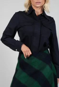 Beatrice B Jackets^Utility Jacket in Anthracite