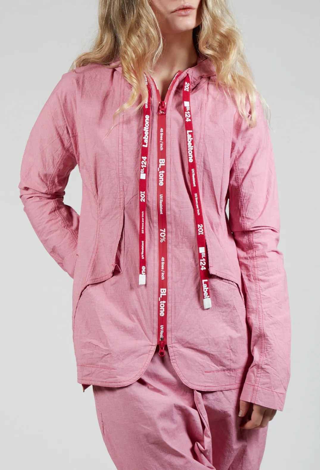 Rundholz Black Label Jackets^Utility Jacket with Hood in Chili Check