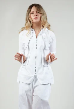 Rundholz Black Label Jackets^Utility Jacket with Hood in White