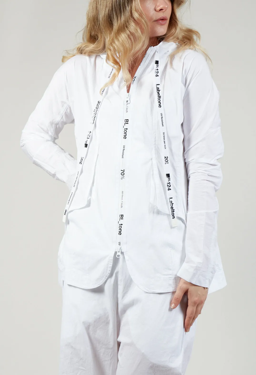 Rundholz Black Label Jackets^Utility Jacket with Hood in White