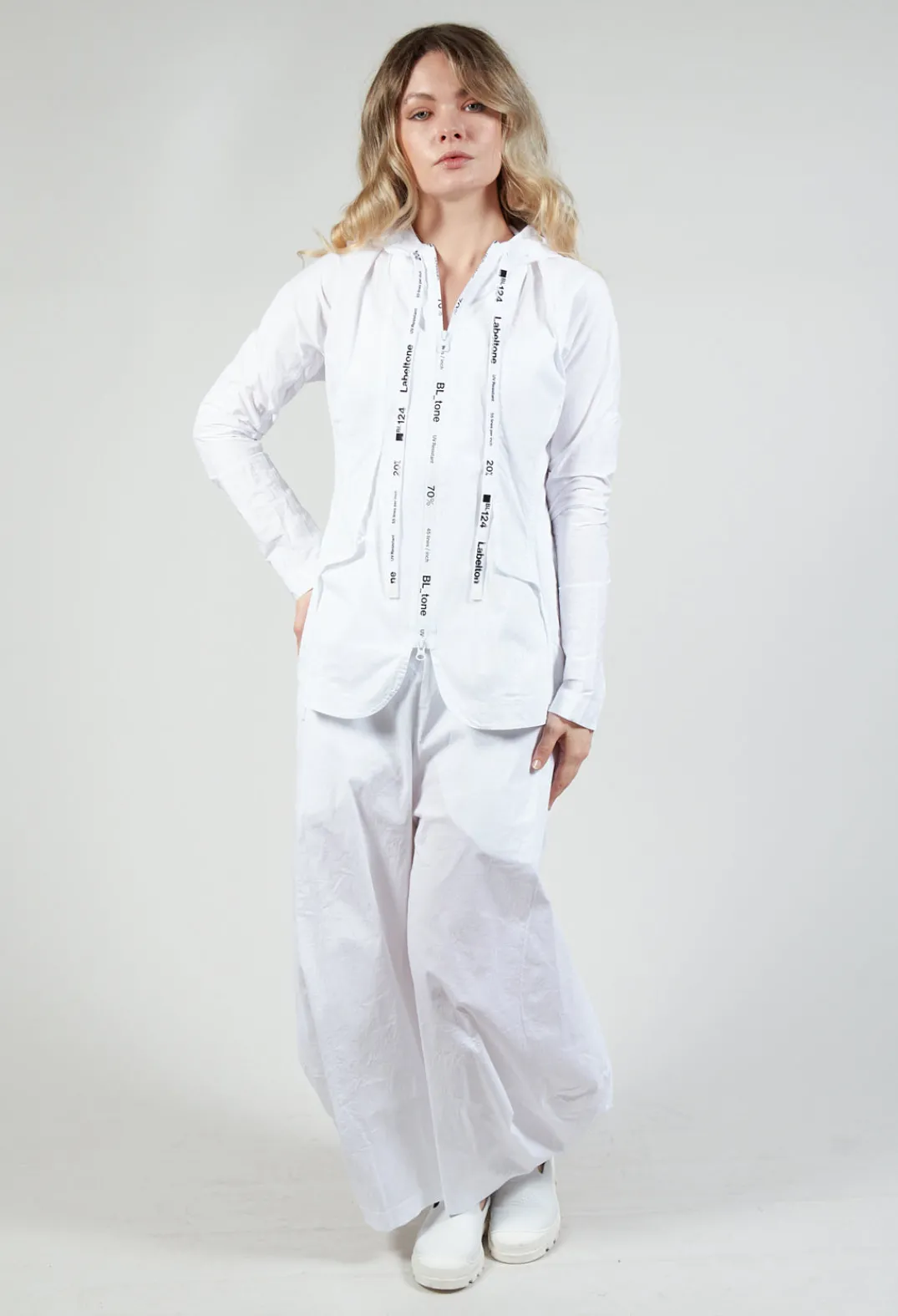 Rundholz Black Label Jackets^Utility Jacket with Hood in White