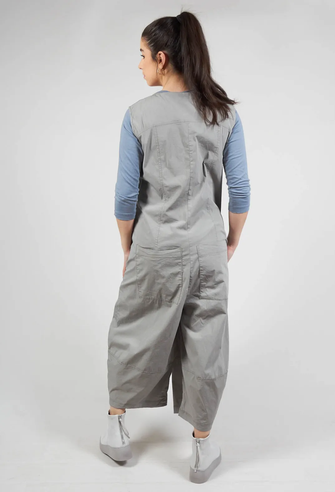 Rundholz Black Label Jumpsuits^Utility Jumpsuit with Zip Detail in Olive Check