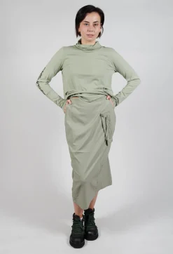 Rundholz Black Label Skirts^Utility Style Pencil Skirt in Defender