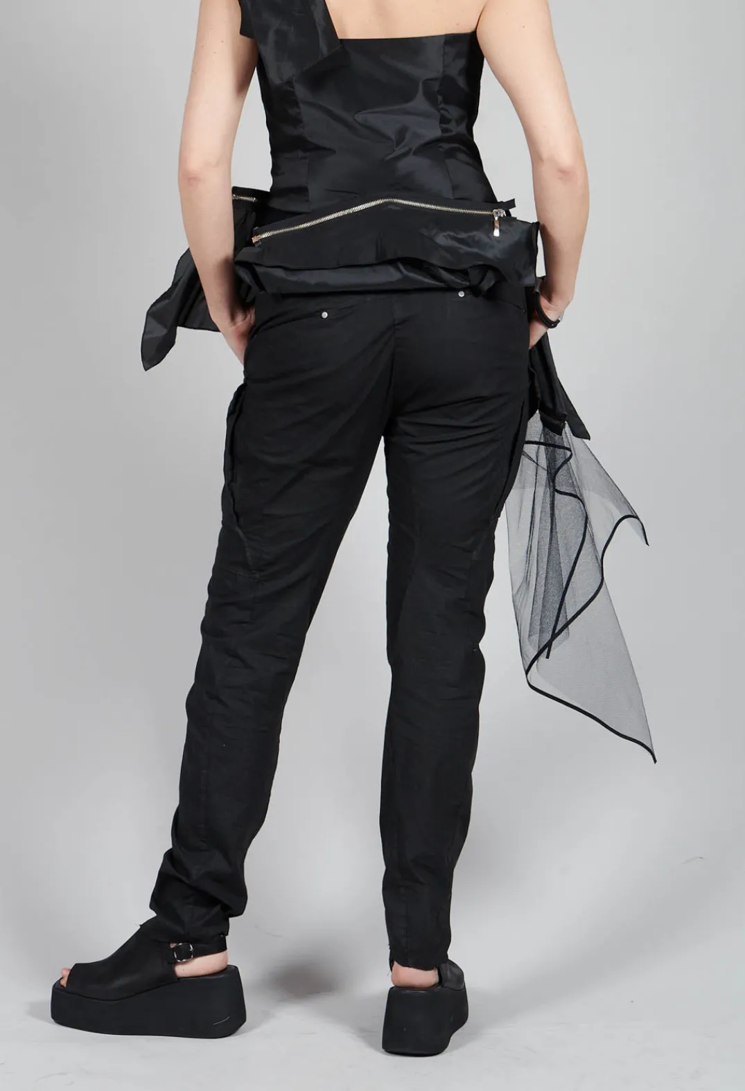 Masnada Trousers^Utility Trousers in Black
