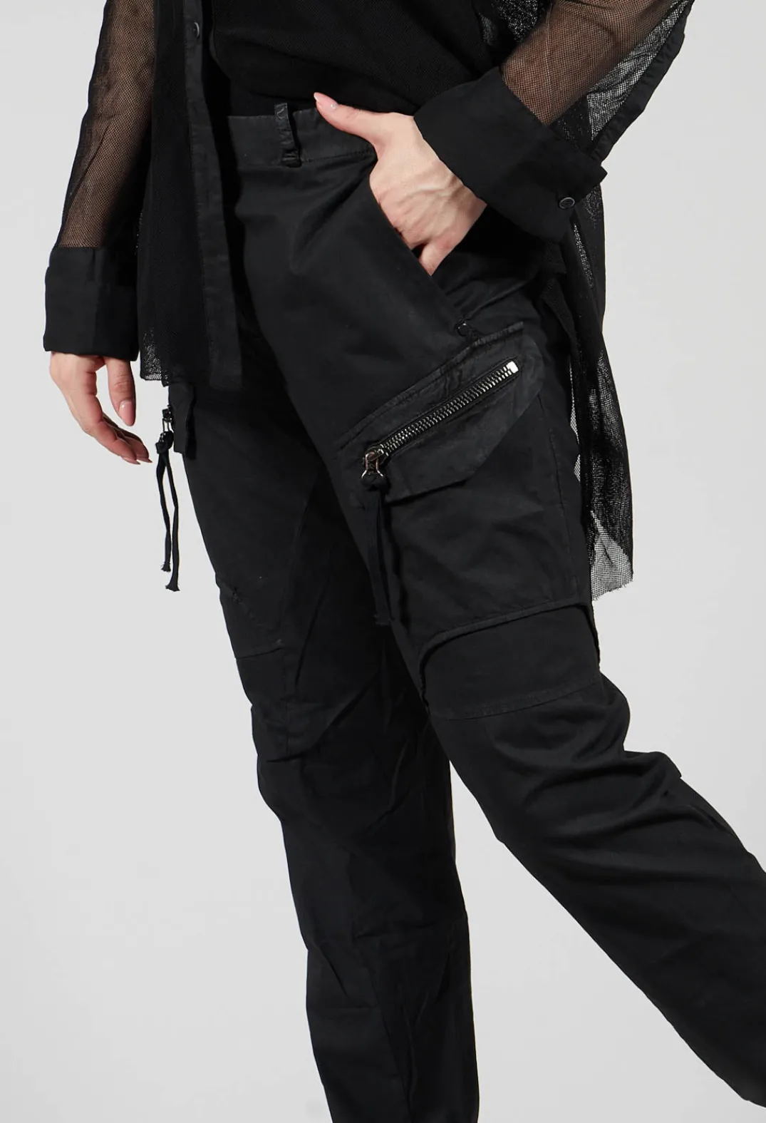 Masnada Trousers^Utility Trousers in Black