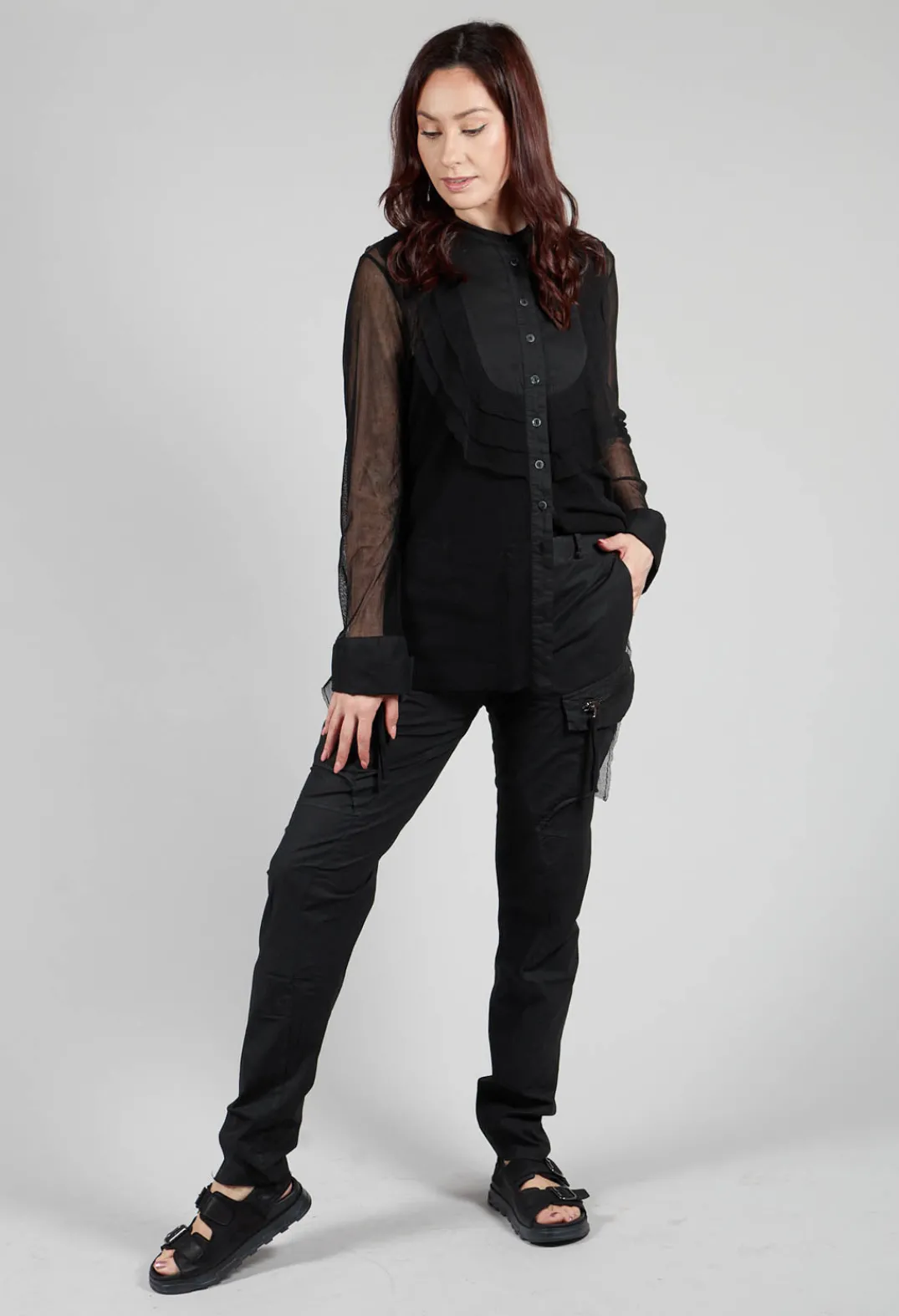 Masnada Trousers^Utility Trousers in Black