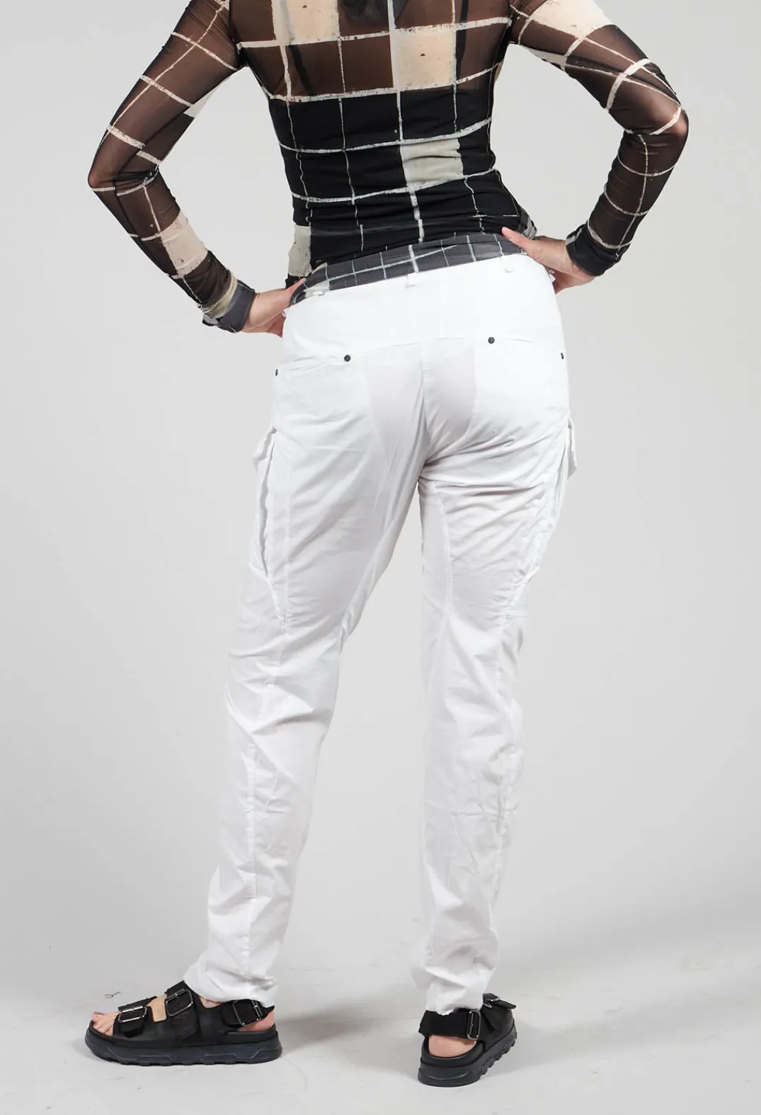 Masnada Trousers^Utility Trousers in White