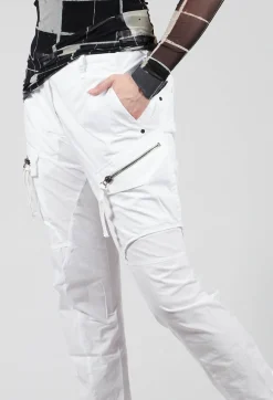 Masnada Trousers^Utility Trousers in White