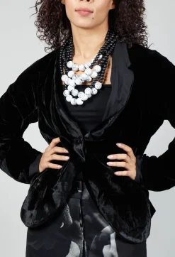 Marc Point Jackets^Velvet Jacket in Black
