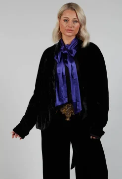 Marc Point Jackets^Velvet Jacket in Black