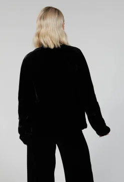 Marc Point Jackets^Velvet Jacket in Black
